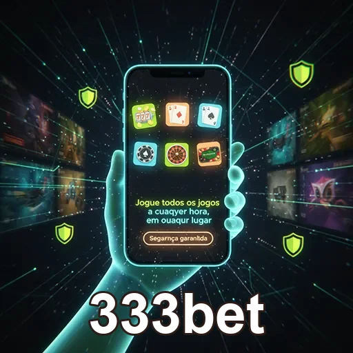Tela do app 333bet com jogos de cassino confiáveis na acessibilidade mobile